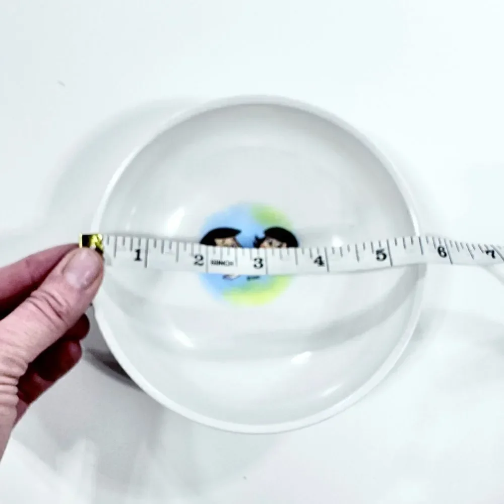 Vintage melamine cheerio bowl